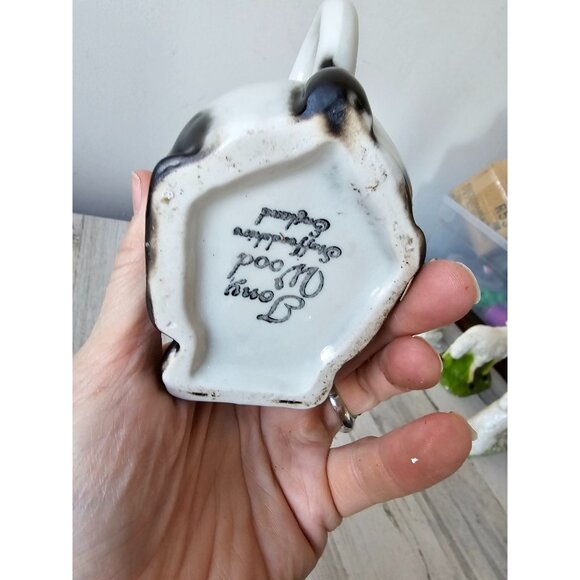 Vintage Tony Wood Staffordshire English rabbit bunny RARE creamer pitcher jug mi - Picture 9 of 10